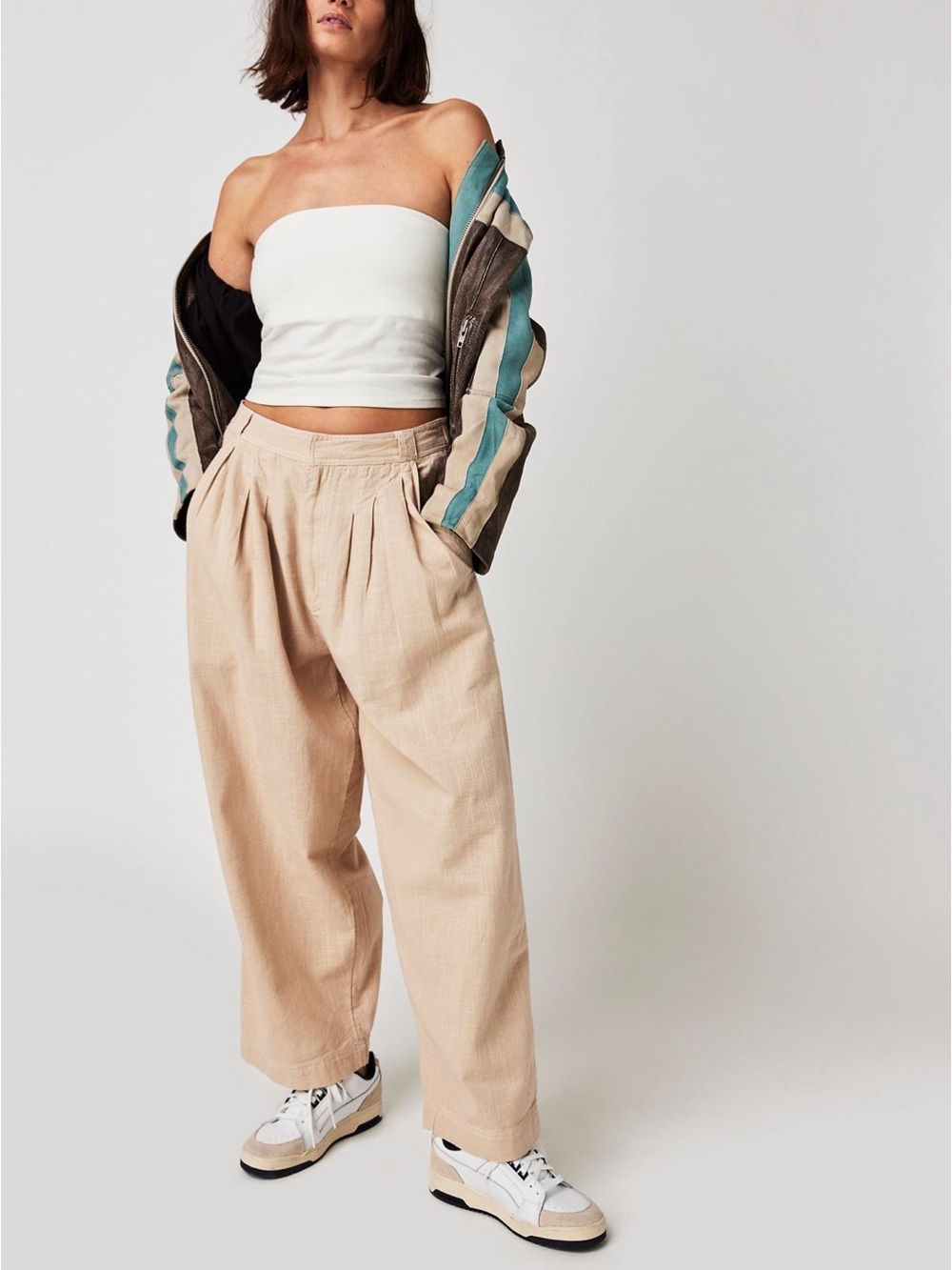 Free People Lotta Love Linen Trouser